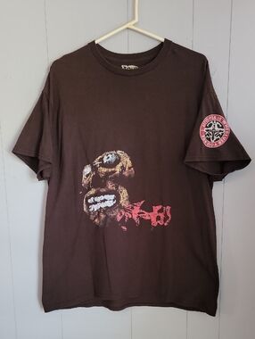 Travis Scott VIP Utopia Tour Men's XL Brown Short Sleeve T-Shirt